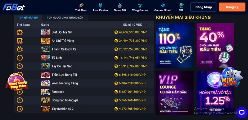 Hoàn Trả Hàng Tuần Bắn Cá 33win999